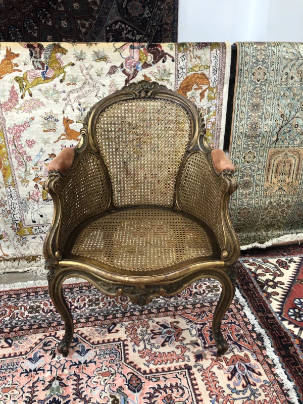 rénovation fauteuil canné